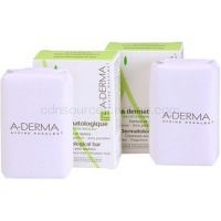 A-Derma Original Care dermatologická umývacia kocka pre citlivú a podráždenú pokožku DUOBALENIE  2 x100 g