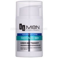 AA Cosmetics Men Advanced Care obnovujúci regeneračný pleťový krém 60+  50 ml