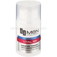 AA Cosmetics Men Vital 40+ protivráskový krém proti starnutiu pleti  50 ml
