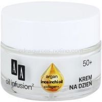 AA Cosmetics Oil Infusion2 Argan Inca Inchi 50+ denný liftingový krém proti vráskam  50 ml