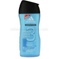 Adidas 3 After Sport sprchový gél pre mužov 250 ml  