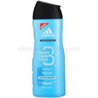 Adidas 3 After Sport sprchový gél pre mužov 400 ml  