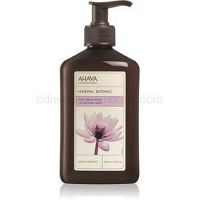 Ahava Mineral Botanic Lotus & Chestnut zamatové telové mlieko lotos a gaštan  400 ml