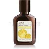 Ahava Mineral Botanic Tropical Pineapple & White Peach zamatové telové mlieko tropický ananás a biela broskyňa  85 ml