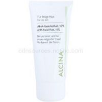 Alcina For Oily Skin pleťový fluid s AHA kyselinami 10%  50 ml