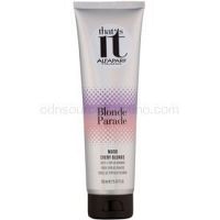 Alfaparf Milano That s it Blonde Parade vyživujúca maska pre blond vlasy  150 ml