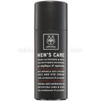 Apivita Men's Care Cardamom & Propolis protivráskový krém na tvár a oči  50 ml