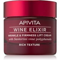 Apivita Wine Elixir Santorini Vine bohatý protivráskový krém so spevňujúcim účinkom  50 ml