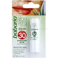 Babaria Aloe Vera balzam na pery SPF 30  5,7 ml