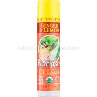Badger Classic Ginger & Lemon balzam na pery  4,2 g
