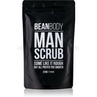 Bean Body Man vyhladzujúci telový peeling pre mužov  220 g