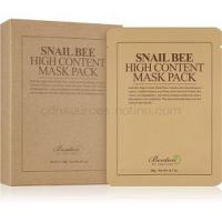 Benton Snail Bee plátenná maska pre kompletnú starostlivosť s extraktom zo slimáka 10 × 20 g