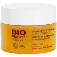 Bio Beauté by Nuxe Masks and Scrubs vitamínová detoxikačná maska s pomarančovou vodou  50 ml