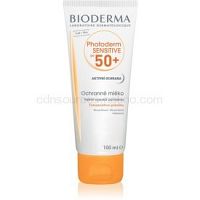 Bioderma Photoderm Sensitive ochranné mlieko na telo a tvár SPF 50+  100 ml