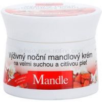 Bione Cosmetics Almonds výživný nočný krém pre veľmi suchú a citlivú pleť  51 ml