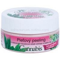 Bione Cosmetics Cannabis pleťový peeling na tvár a telo  200 g