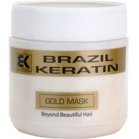 Brazil Keratin Gold keratínová regeneračná maska pre poškodené vlasy  500 ml