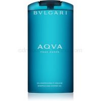 Bvlgari AQVA Pour Homme sprchový gél pre mužov 200 ml  