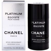 Chanel Égoïste Platinum deostick pre mužov 75 ml  