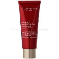 Clarins Super Restorative spevňujúci protivráskový krém na krk a dekolt  75 ml