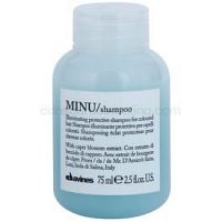 Davines Minu Caper Blossom ochranný šampón pre farbené vlasy  75 ml