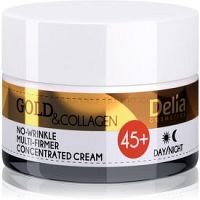 Delia Cosmetics Gold & Collagen 45+ spevňujúci protivráskový krém  50 ml