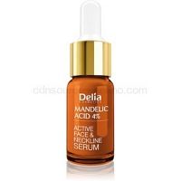 Delia Cosmetics Professional Face Care Mandelic Acid vyhladzujúce sérum s kyselinou mandľovou na tvár, krk a dekolt  10 ml