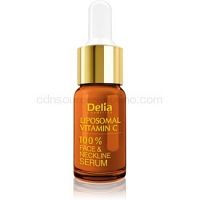 Delia Cosmetics Professional Face Care Vitamin C rozjasňujúce sérum s vitamínom C na tvár, krk a dekolt  10 ml