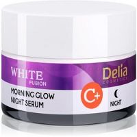 Delia Cosmetics White Fusion C+ rozjasňujúci nočný krém proti vráskam  50 ml