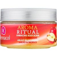 Dermacol Aroma Ritual hrejivý telový peeling jablko a škorica  200 g