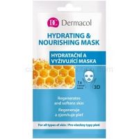 Dermacol Hydrating & Nourishing Mask textilná 3D hydratačná a vyživujúca maska  15 ml