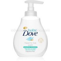 Dove Baby Sensitive Moisture umývací gél na telo a vlasy  200 ml