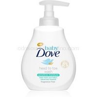 Dove Baby Sensitive Moisture umývací gél na telo a vlasy  400 ml