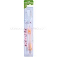 Edel+White Flosser Brush zubná kefka soft orange/transparent  