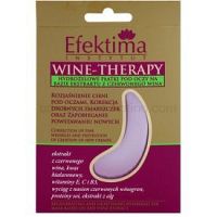 Efektima Institut Wine-Therapy hydrogélová maska na očné okolie proti vráskam a tmavým kruhom  2 ks