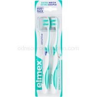 Elmex Sensitive Professional zubné kefky extra soft 2 ks Blue & Green  