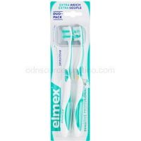 Elmex Sensitive Professional zubné kefky extra soft 2 ks Green & Yellow  
