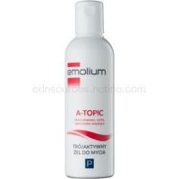 Emolium Wash & Bath P jemný umývací gél s trojitým účinkom  200 ml