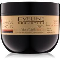 Eveline Cosmetics Argan + Keratin maska na vlasy s keratínom a argánovým olejom  300 ml