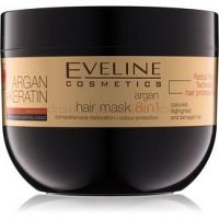 Eveline Cosmetics Argan + Keratin maska na vlasy s keratínom a argánovým olejom  300 ml