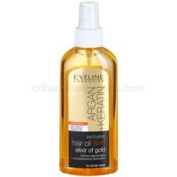 Eveline Cosmetics Argan + Keratin olej na vlasy 8 v 1  150 ml