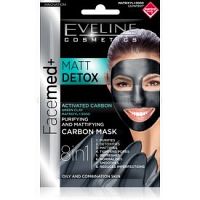 Eveline Cosmetics FaceMed+ pleťová maska pre mastnú a zmiešanú pleť   