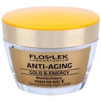 FlosLek Laboratorium Anti-Aging Gold & Energy posilňujúci nočný krém  50 ml