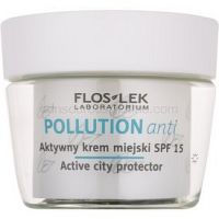 FlosLek Laboratorium Pollution Anti aktívny denný krém SPF 15  50 ml