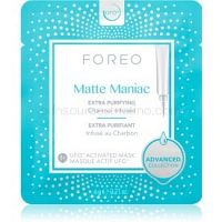 FOREO UFO™ Matte Maniac čistiaca maska s aktívnym uhlím pre matný vzhľad  6 x 6 g