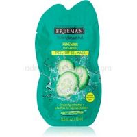 Freeman Feeling Beautiful zlupovacia pleťová maska pre unavenú pleť Cucumber  15 ml
