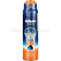 Gillette Fusion Proglide Sensitive gél na holenie 2 v 1 Active Sport  170 ml