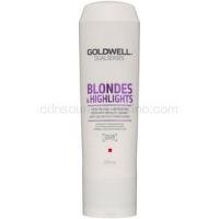 Goldwell Dualsenses Blondes & Highlights kondicionér pre blond vlasy neutralizujúci žlté tóny  200 ml