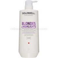 Goldwell Dualsenses Blondes & Highlights šampón pre blond vlasy neutralizujúci žlté tóny  1000 ml