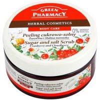 Green Pharmacy Body Care Cranberry & Cloudberry cukrovo-soľný peeling  300 ml